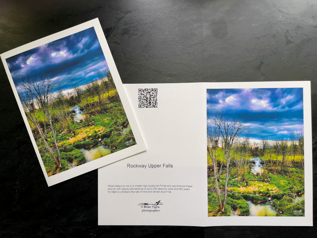Rockway Upper Falls Greeting Card